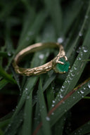Yellow gold ring "Evergreen"