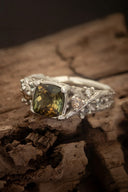 White gold ring "Gyrių šia"