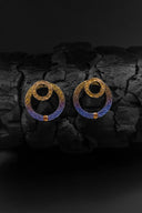 Colorful "Ear jacket" earrings
