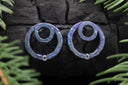Colorful "Ear jacket" earrings