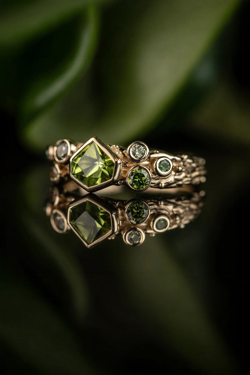Yellow gold ring "Your Spring"