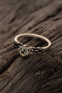 White gold ring "Tulip"