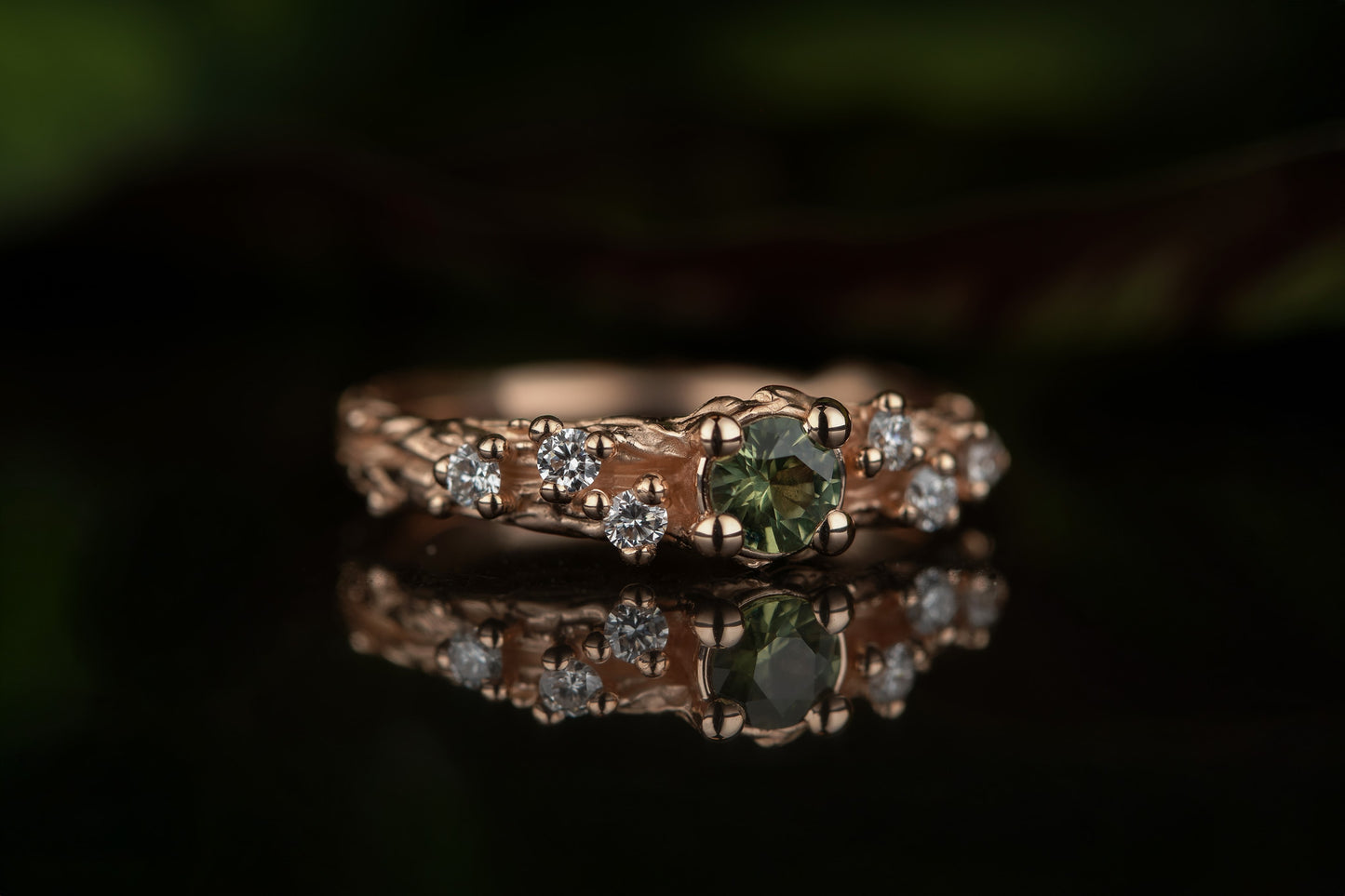 žiedas su briliantais 